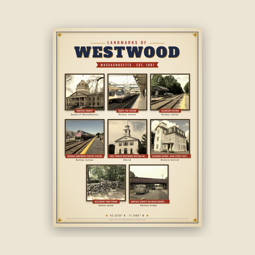 Westwood Landmarks Photo Poster