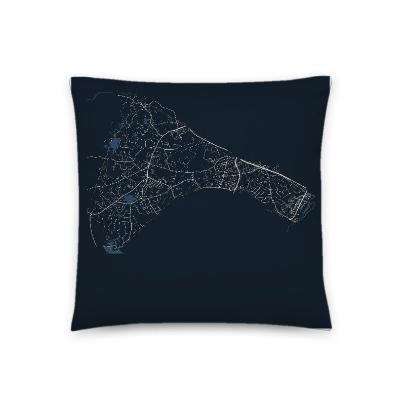 Westwood Map Throw Pillow