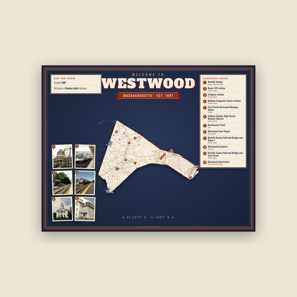 Westwood Map Placemat