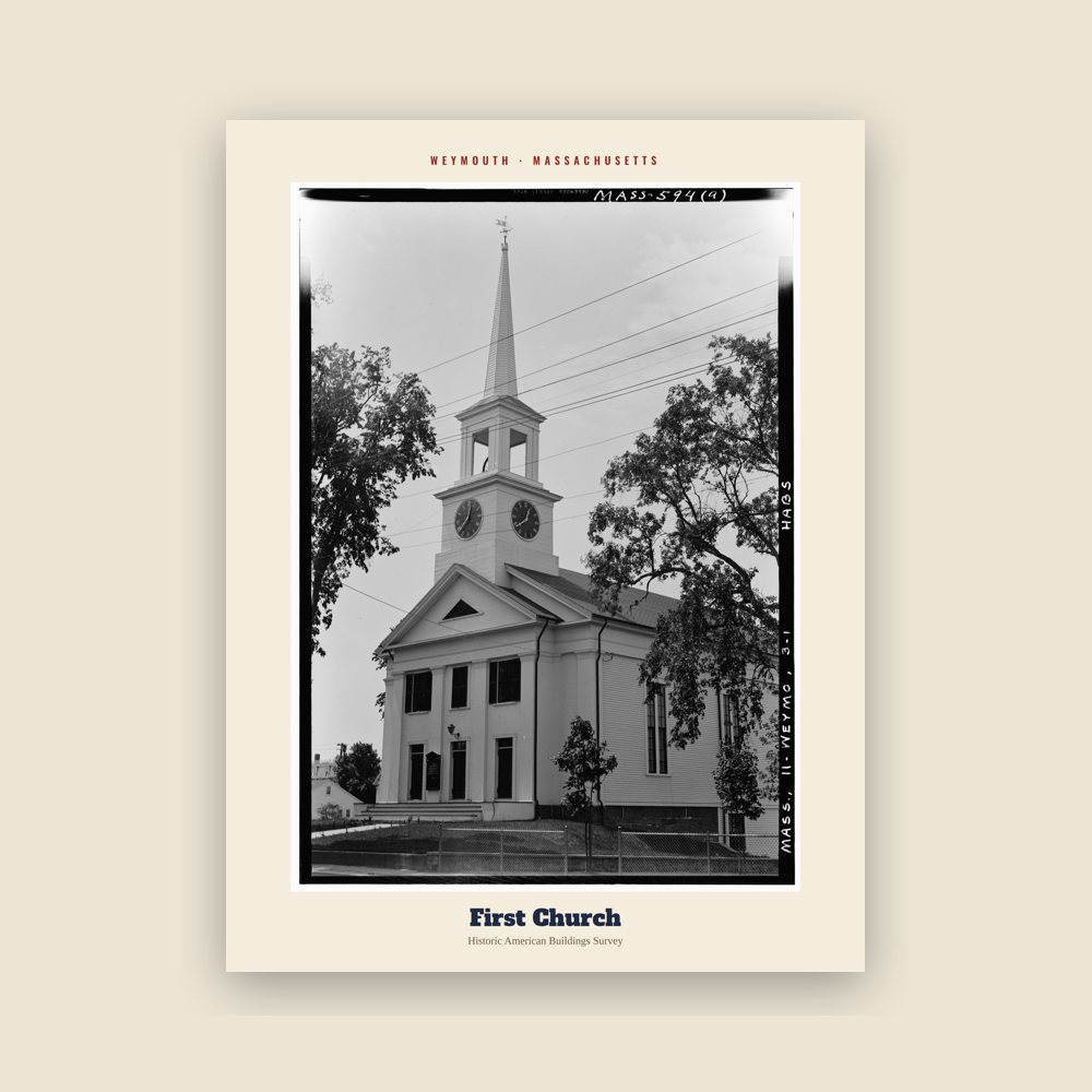 Weymouth First Church Archive Print