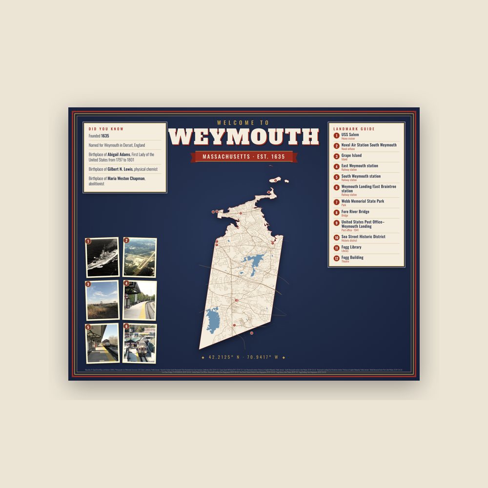 Weymouth Map Placemat