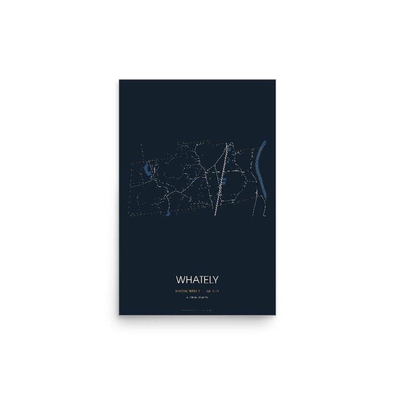 Whately Street Map Poster · Midnight