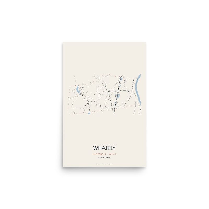 Whately Street Map Poster · Linen