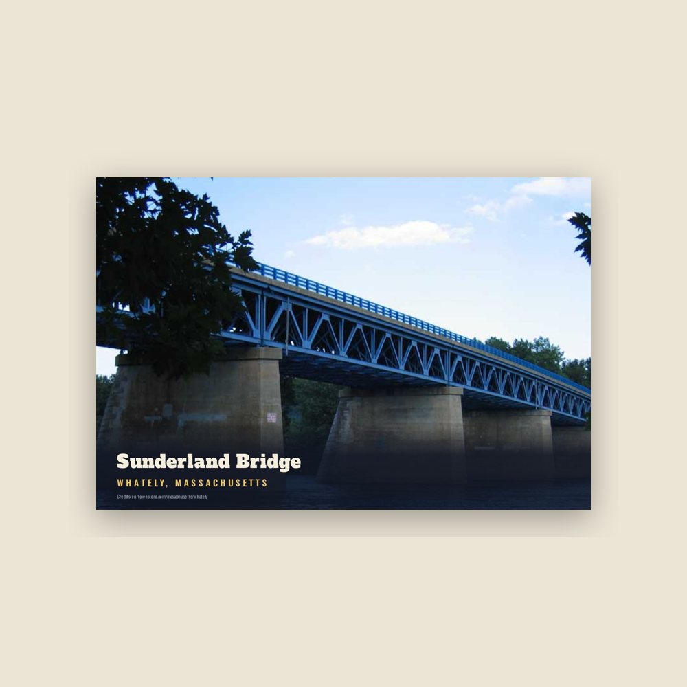 Whately Sunderland Bridge Postcard