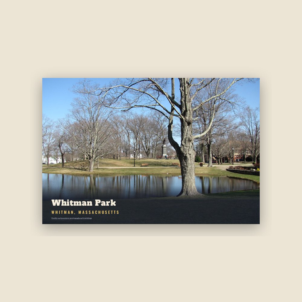 Whitman Whitman Park Postcard