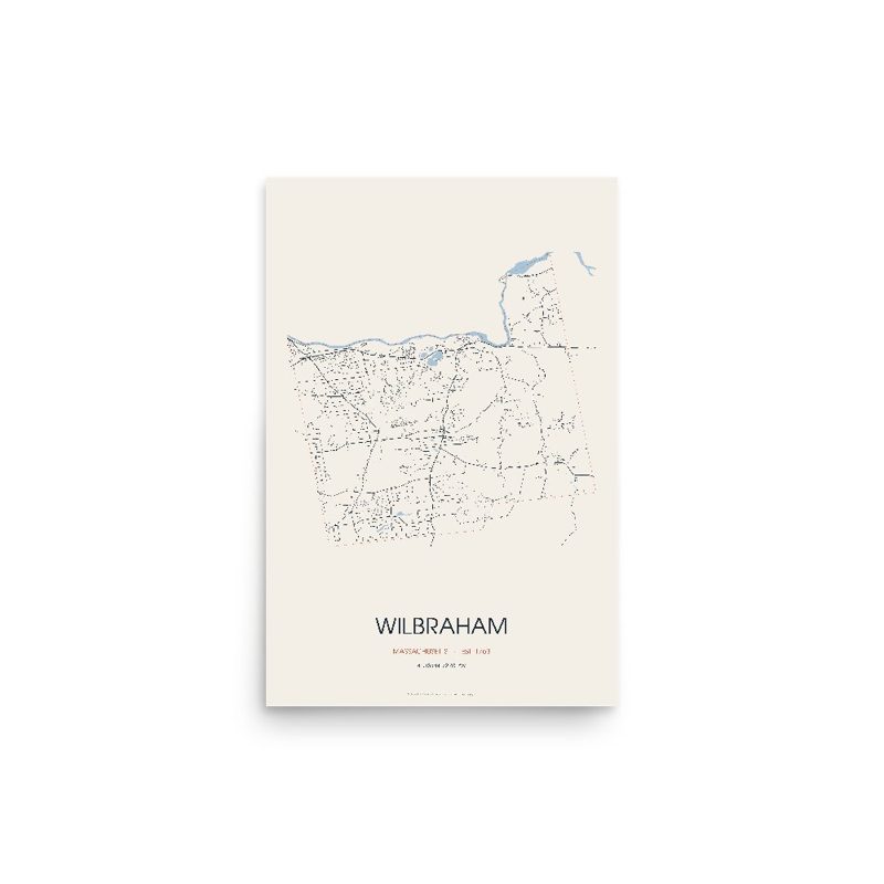Wilbraham Street Map Poster · Linen