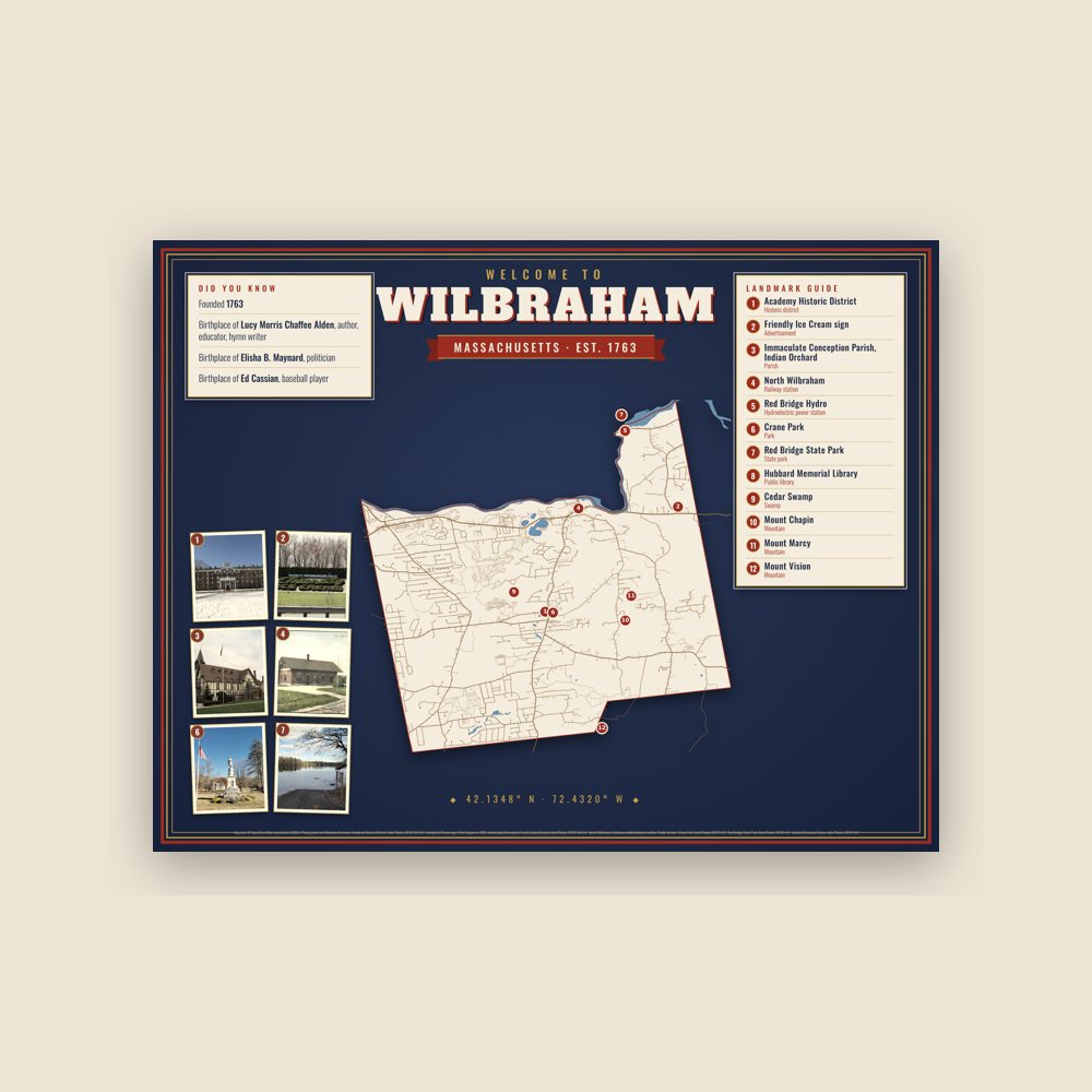 Wilbraham Map Placemat