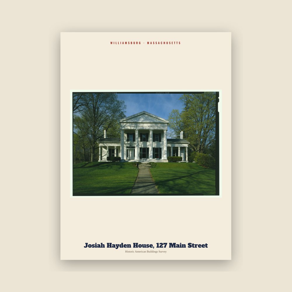 Williamsburg Josiah Hayden House, 127 Main Street Archive Print