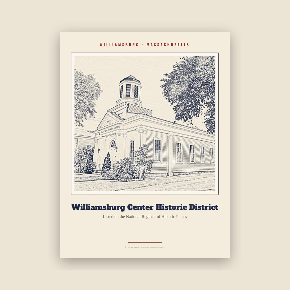 Williamsburg Williamsburg Center Historic District Landmark Print