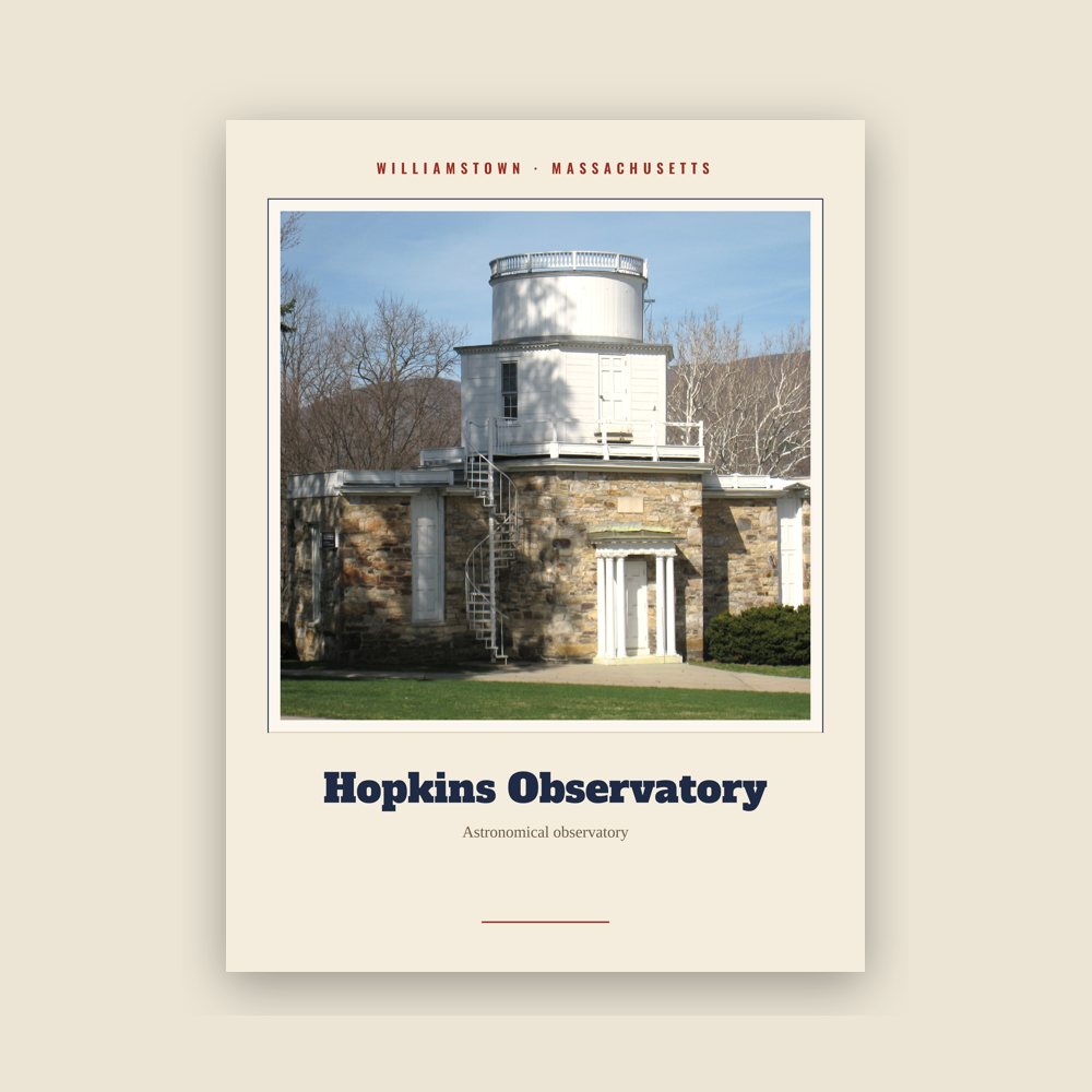 Williamstown Hopkins Observatory Landmark Print