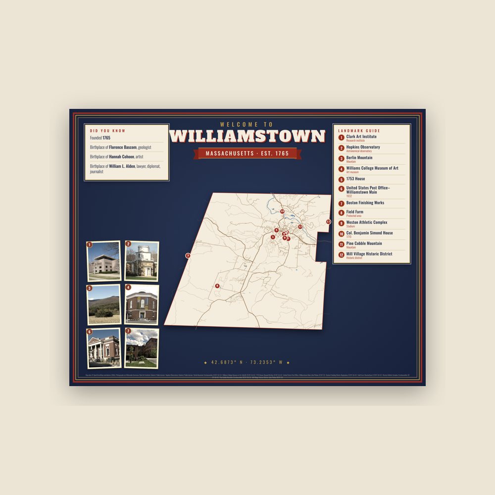 Williamstown Map Placemat