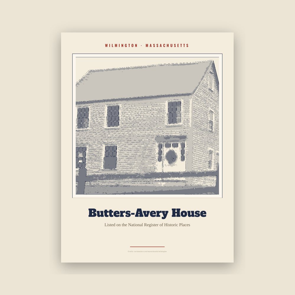 Wilmington Butters-Avery House Landmark Print