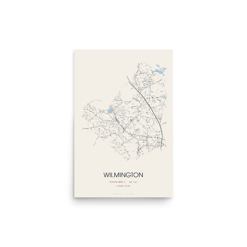 Wilmington Street Map Poster · Linen