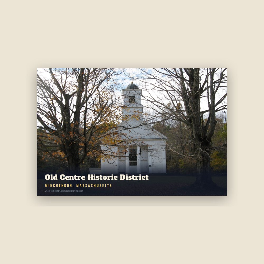Winchendon Old Centre Historic District Postcard