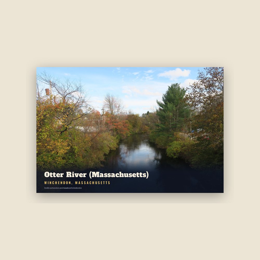 Winchendon Otter River (Massachusetts) Postcard