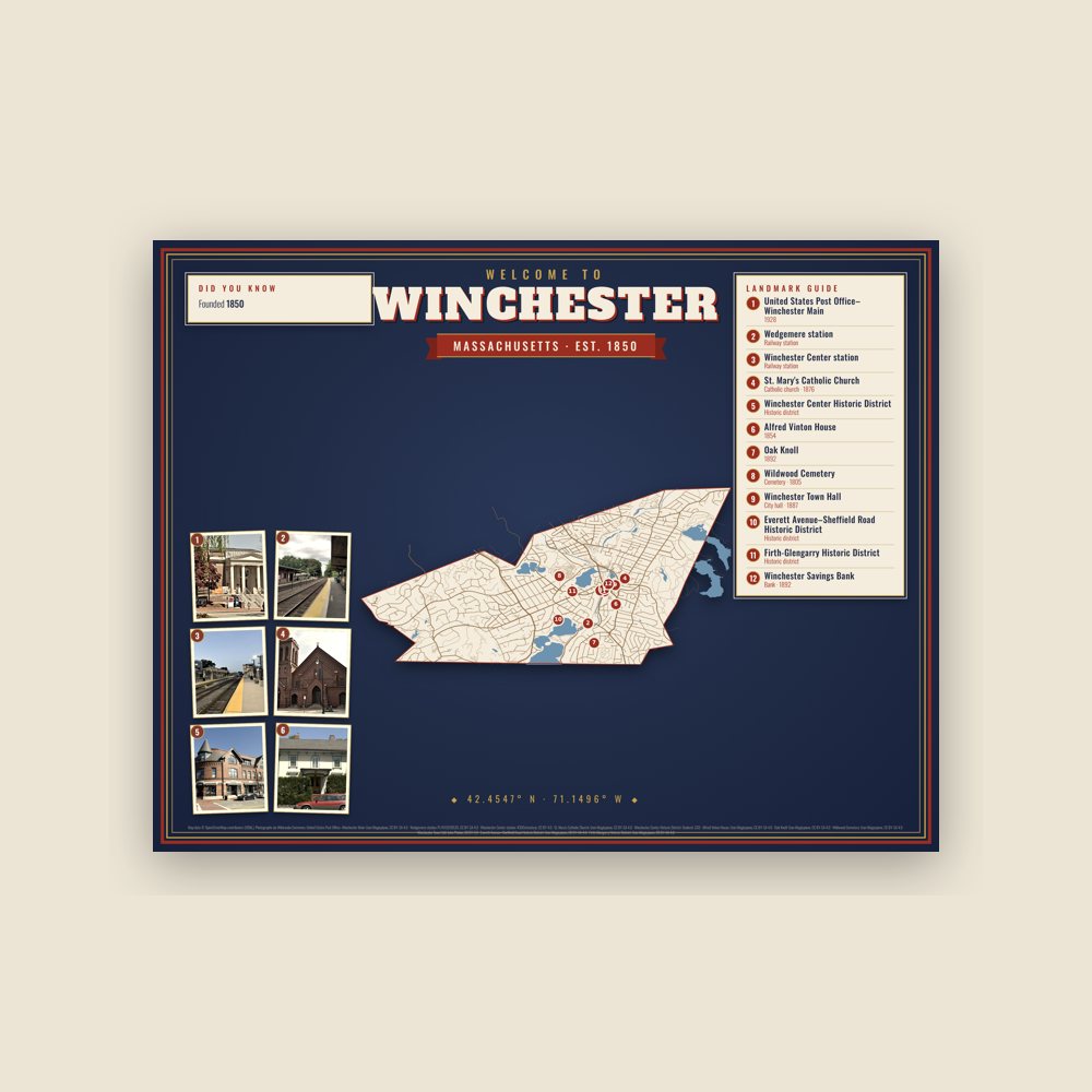 Winchester Map Placemat