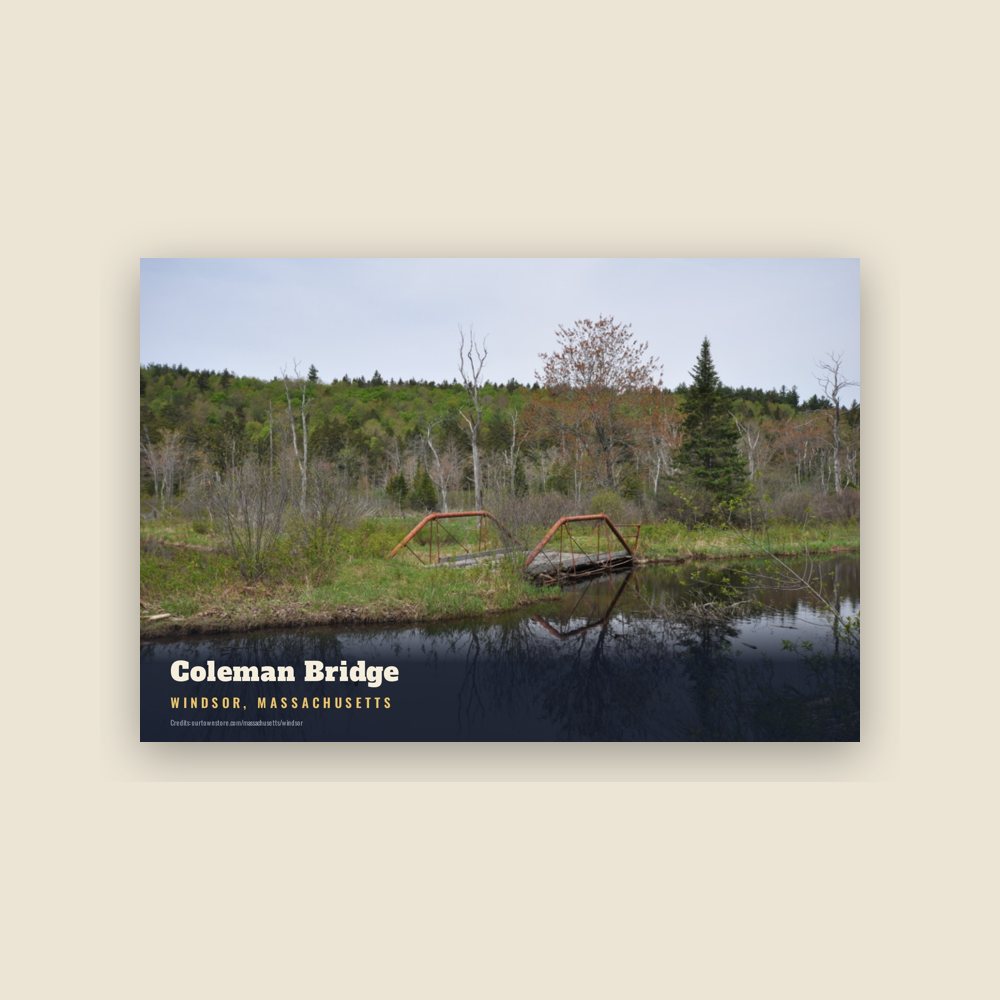 Windsor Coleman Bridge Postcard