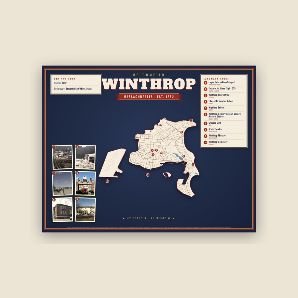 Winthrop Map Placemat