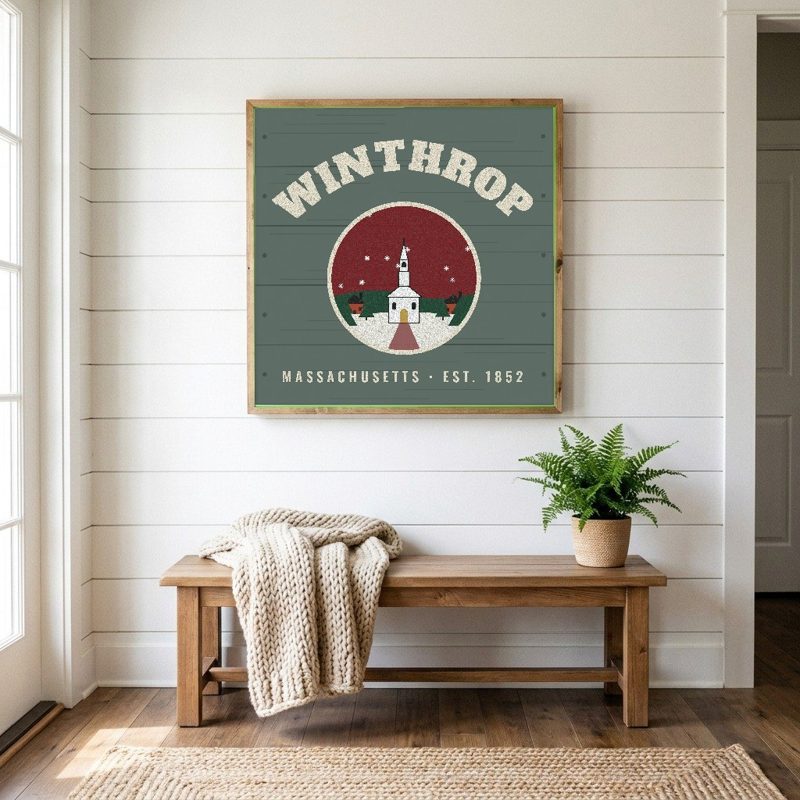 Winthrop Hometown Wood Sign