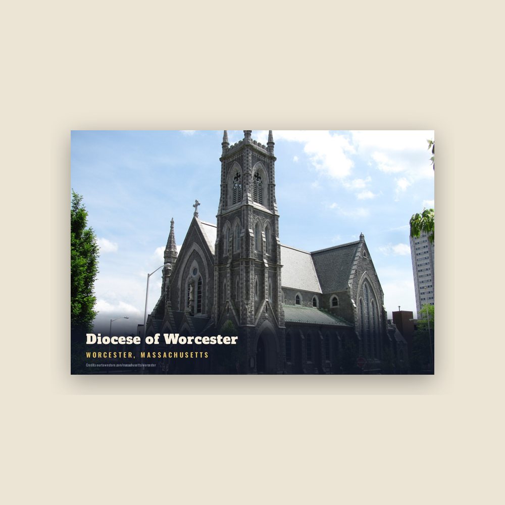 Worcester Diocese of Worcester Postcard