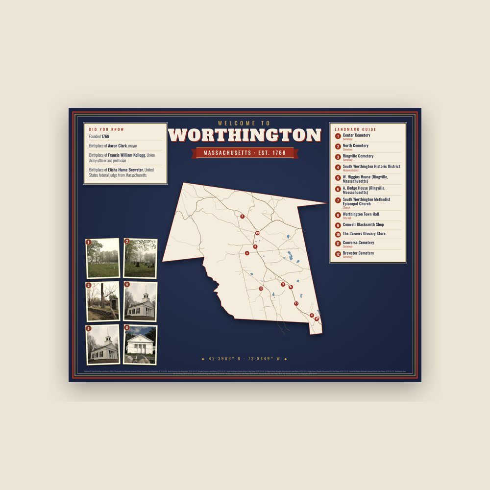 Worthington Map Placemat