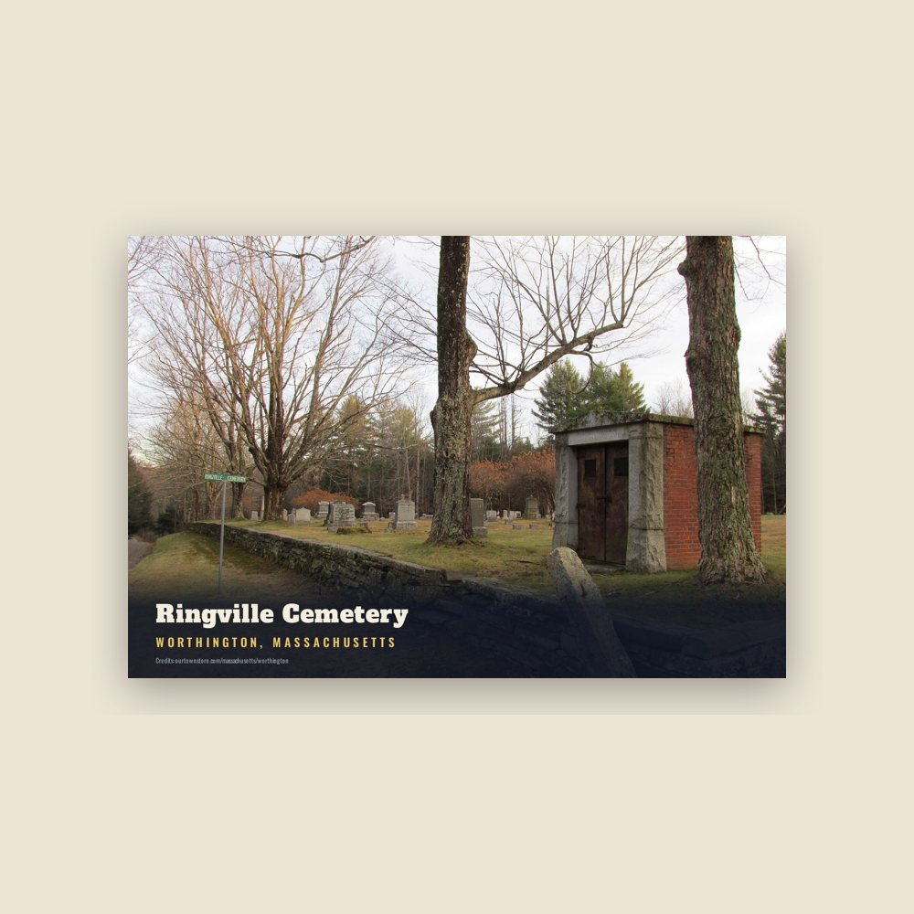 Worthington Ringville Cemetery Postcard