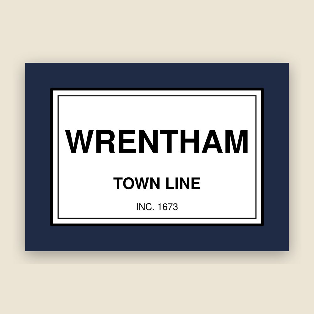 Wrentham Town Line Mug
