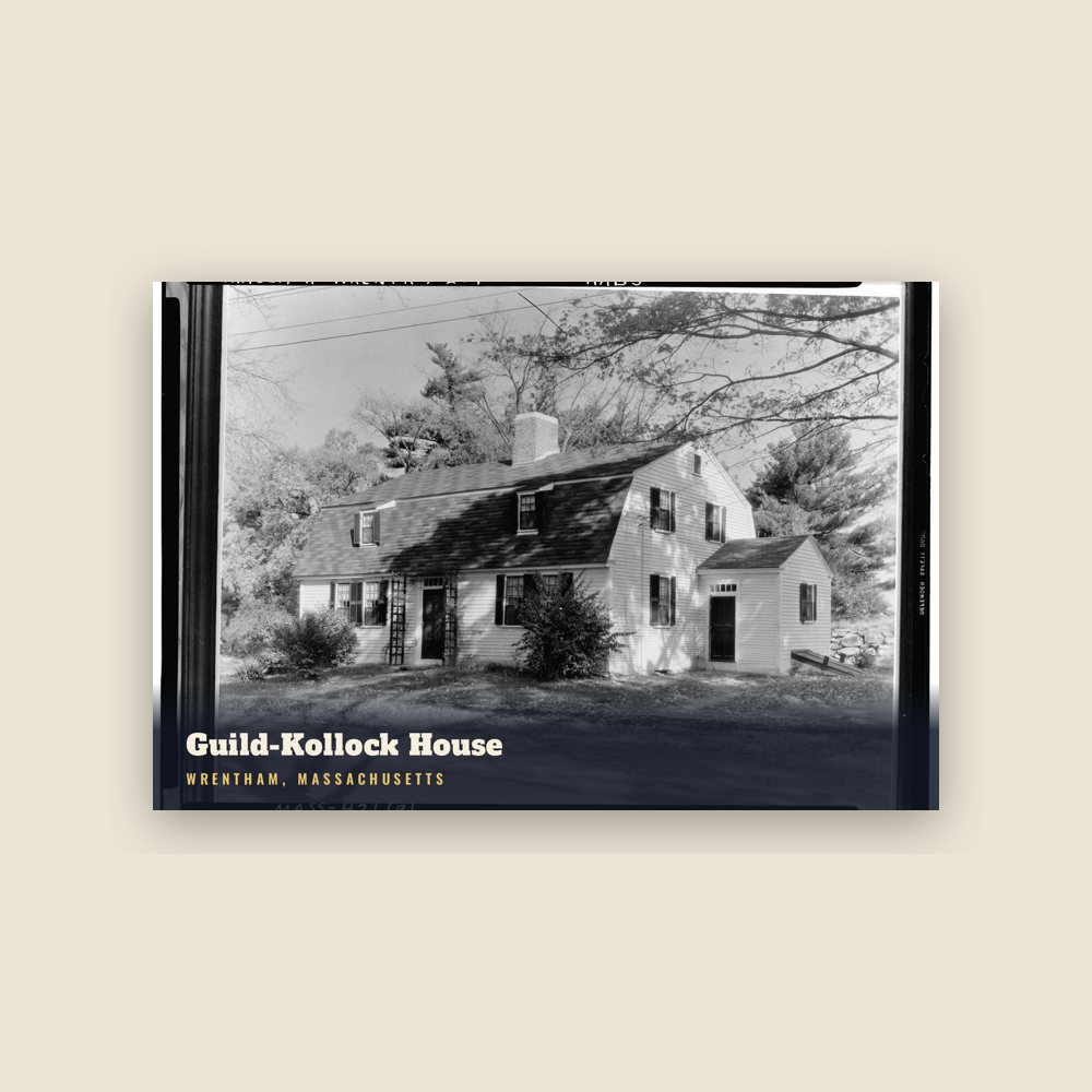 Wrentham Guild-Kollock House Postcard