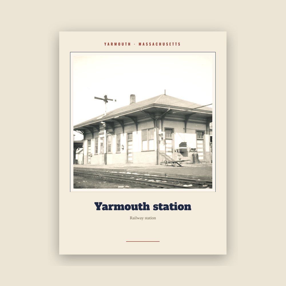 Yarmouth Yarmouth station Landmark Print