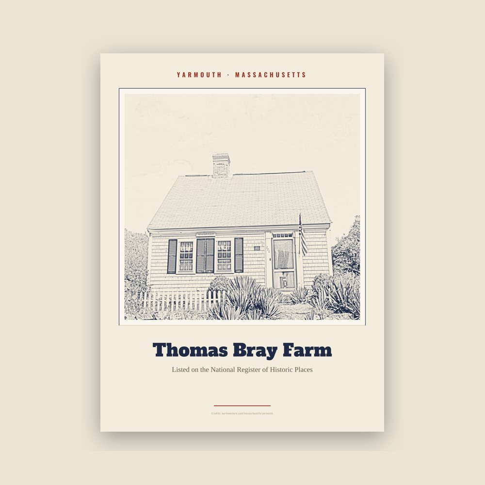 Yarmouth Thomas Bray Farm Landmark Print