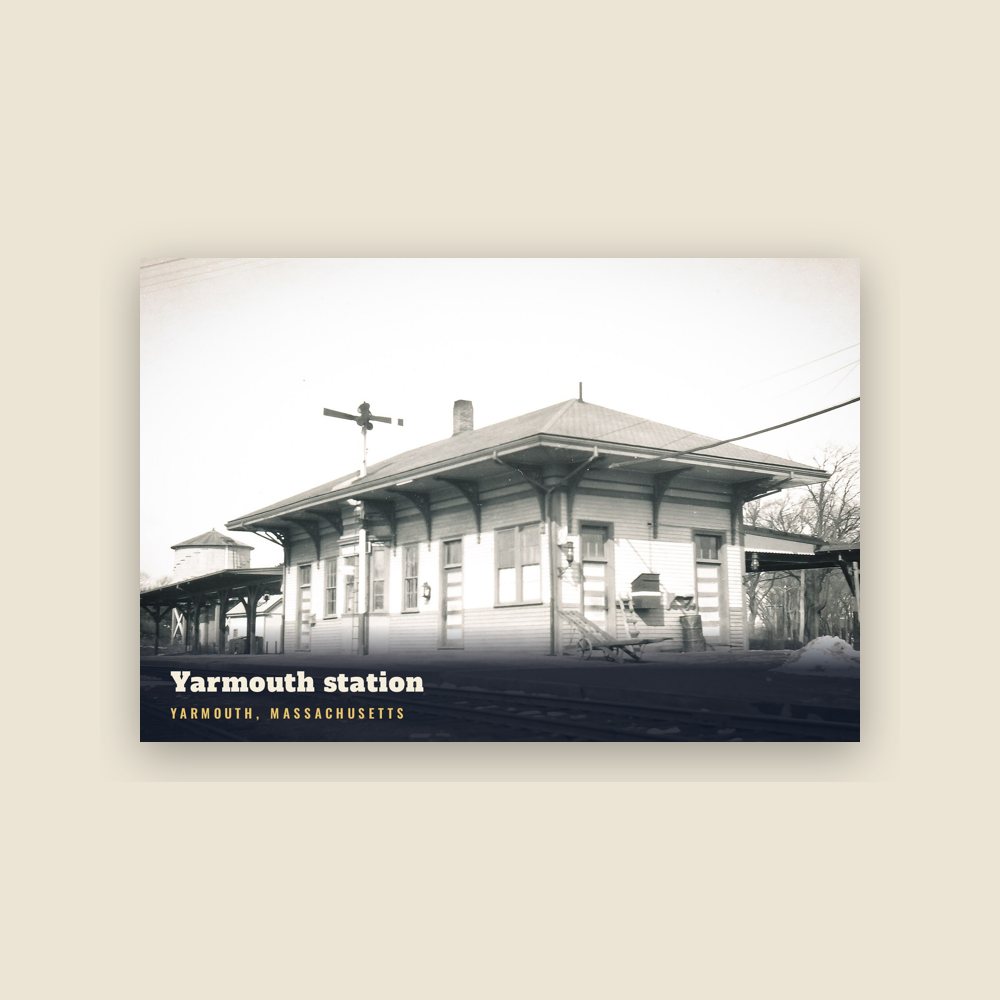 Yarmouth Yarmouth station Postcard