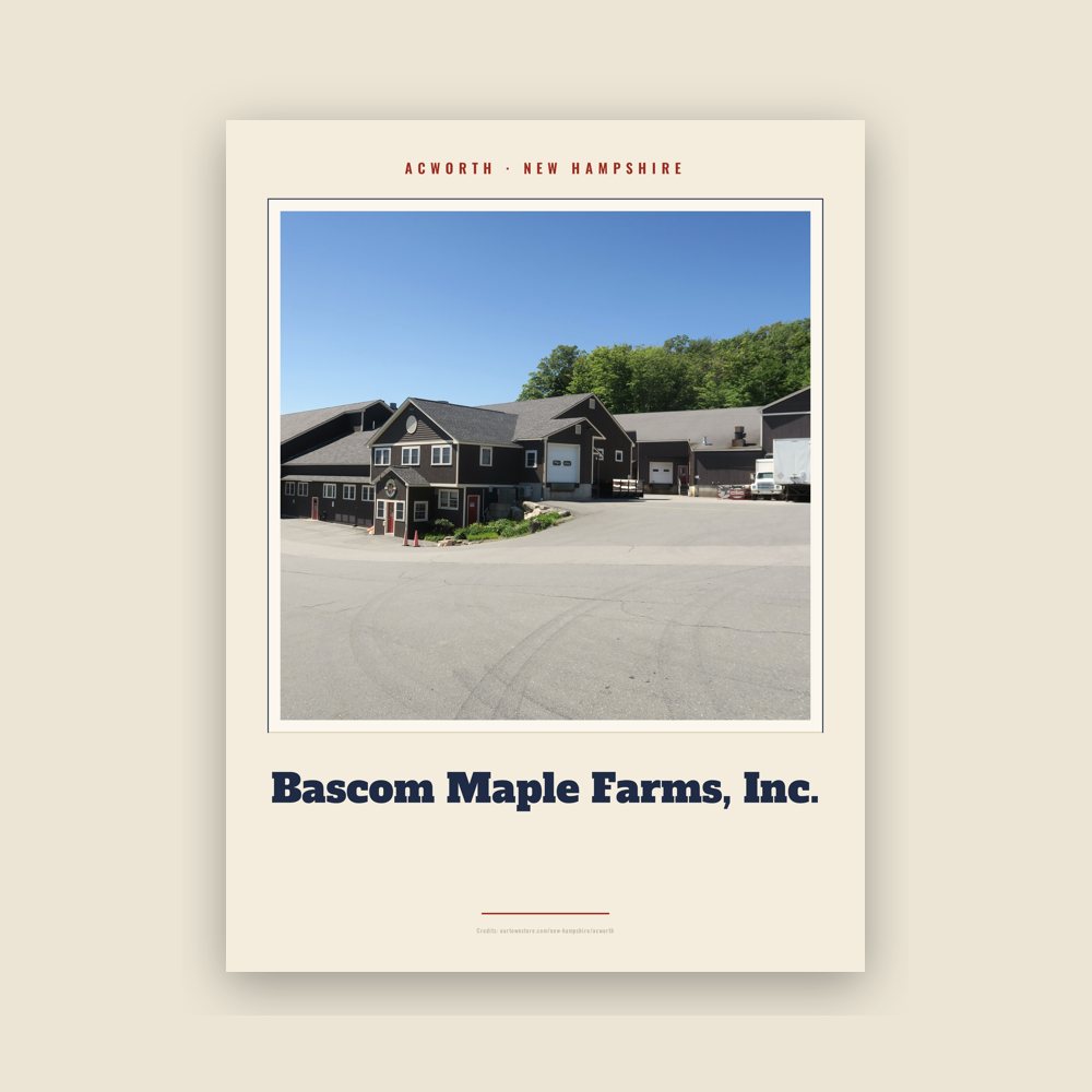 Acworth Bascom Maple Farms, Inc. Landmark Print