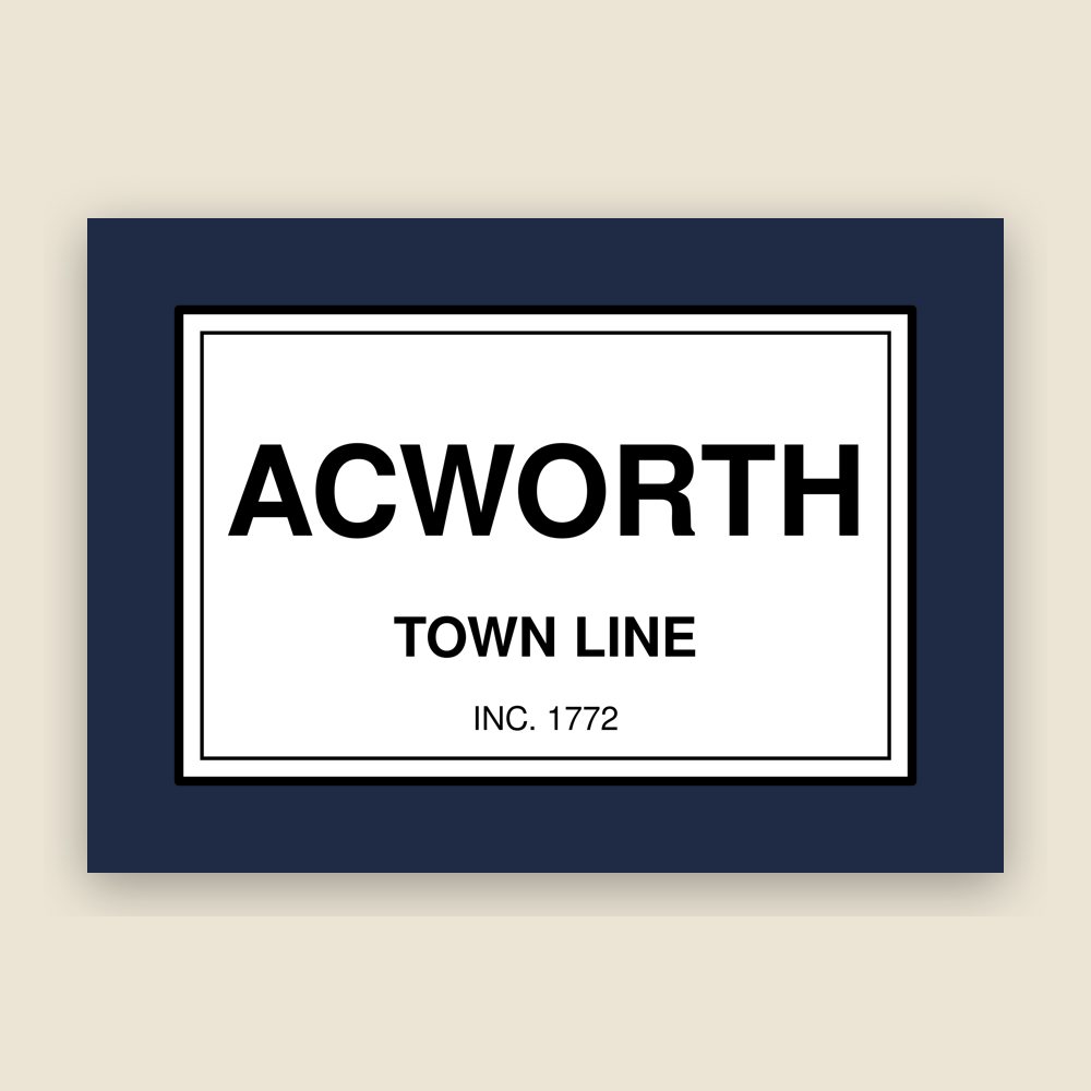 Acworth Town Line Mug