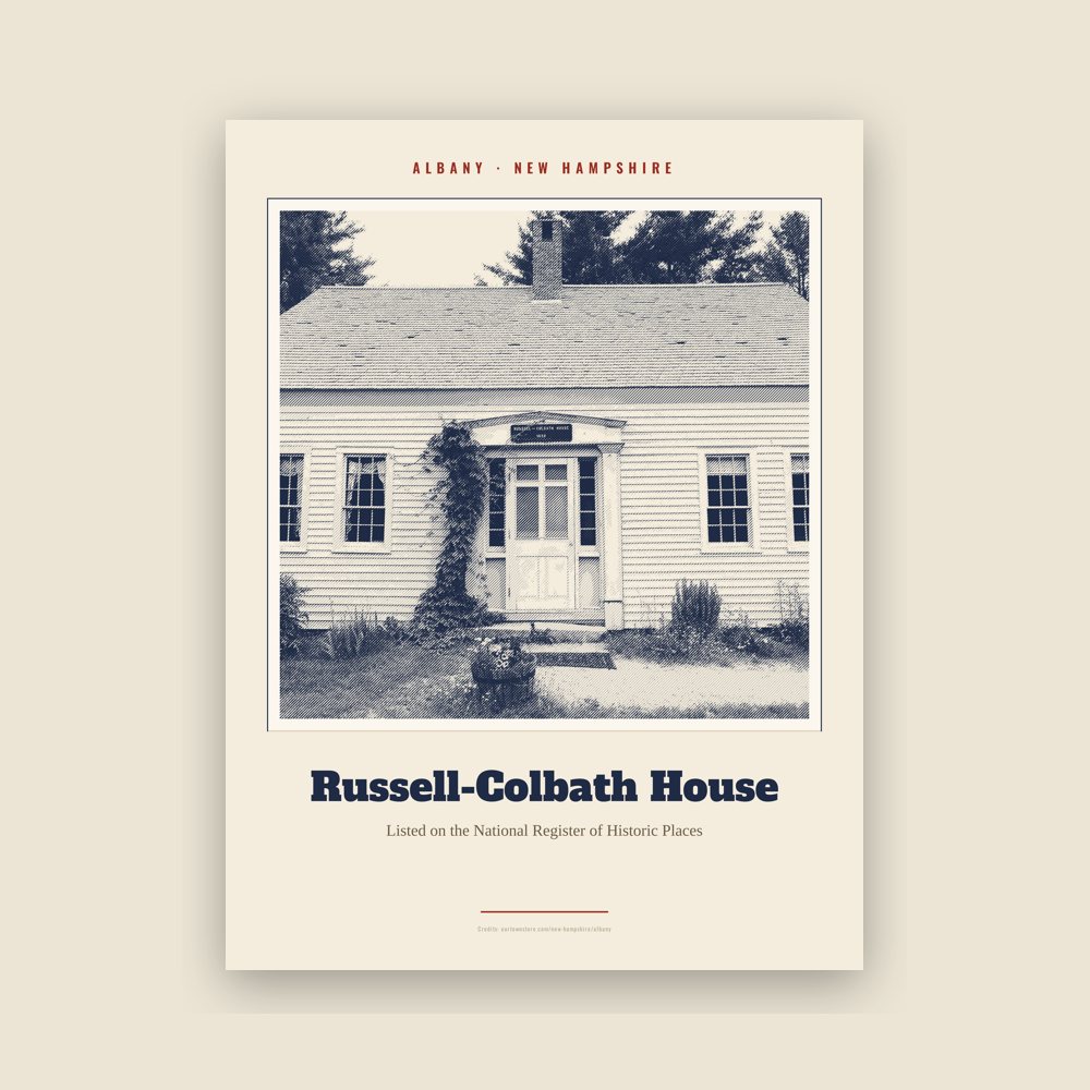 Albany Russell-Colbath House Landmark Print