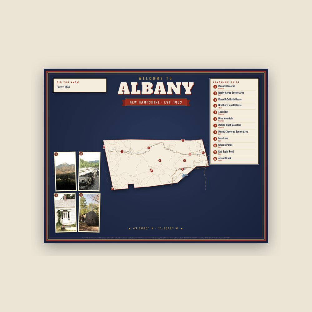Albany Map Placemat
