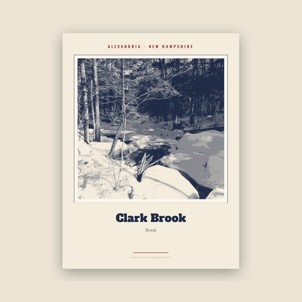 Alexandria Clark Brook Landmark Print