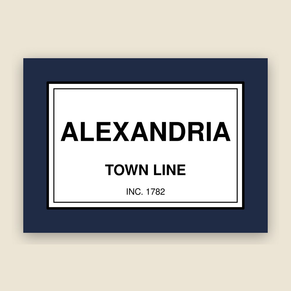 Alexandria Town Line Mug