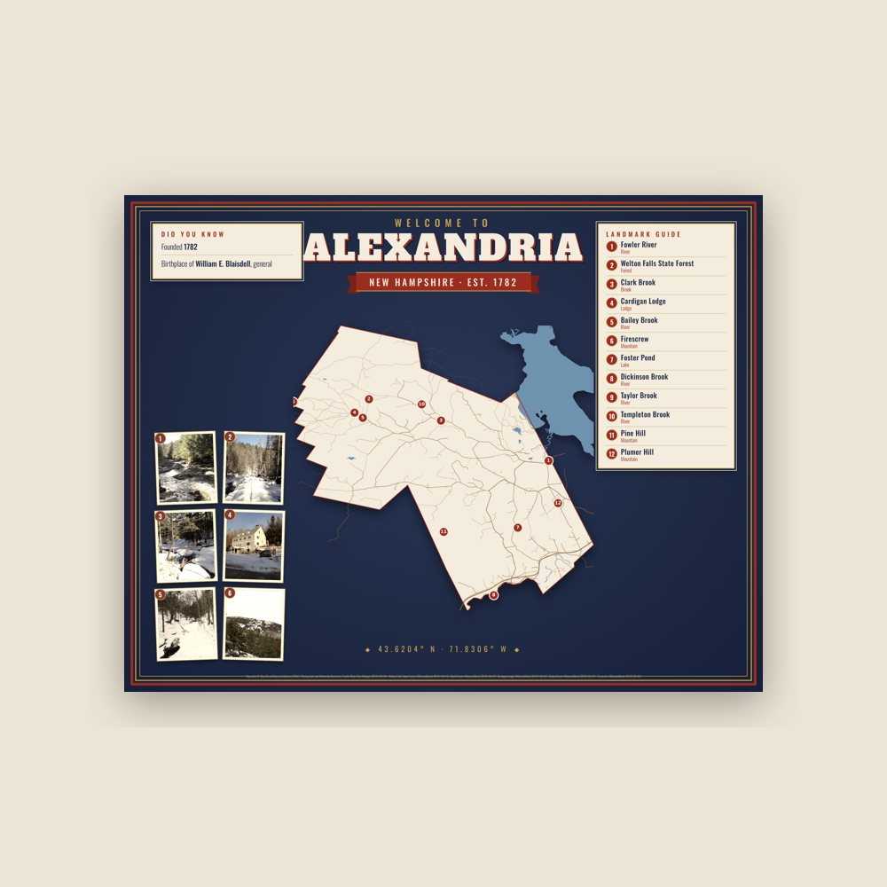 Alexandria Map Placemat
