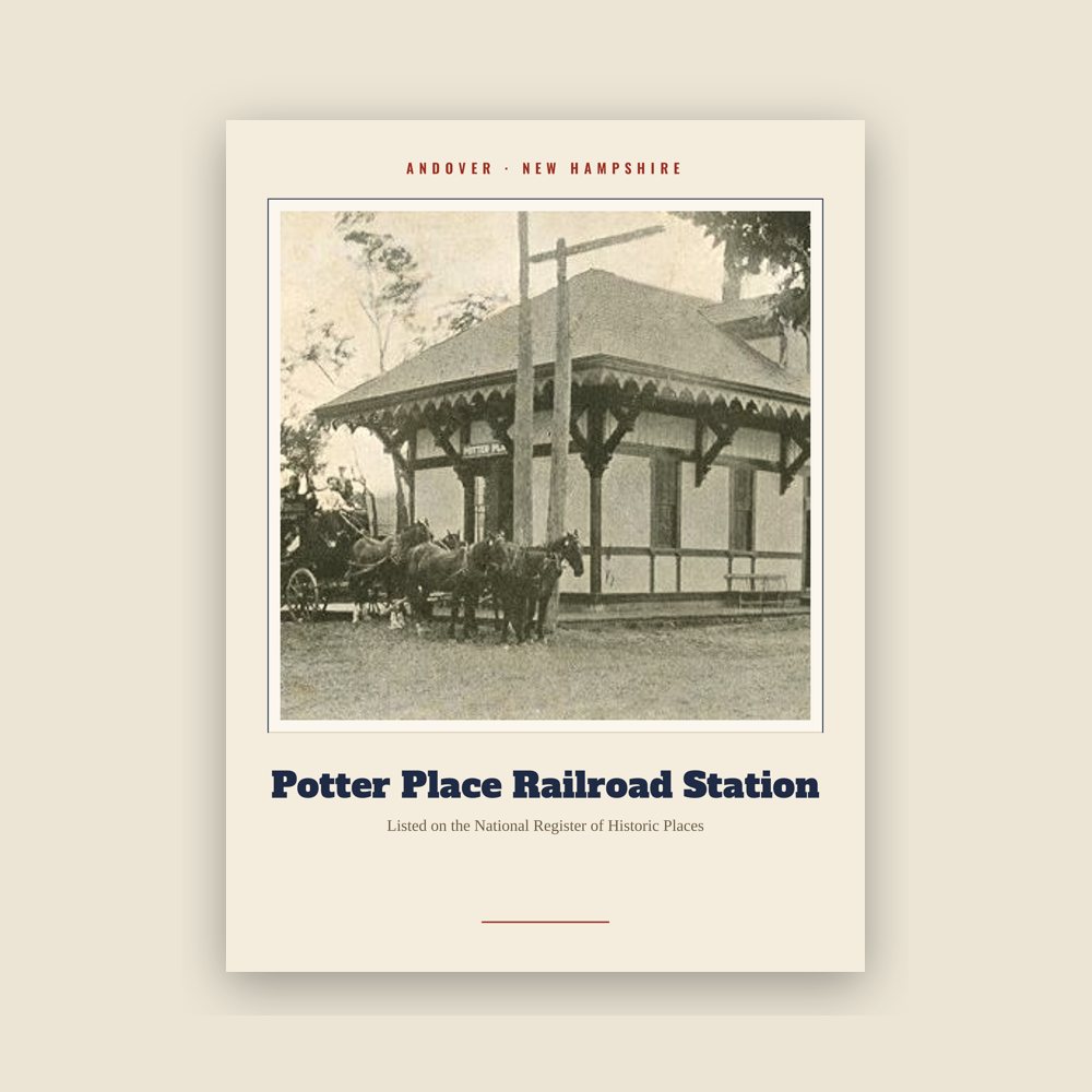 Andover Potter Place Railroad Station Landmark Print