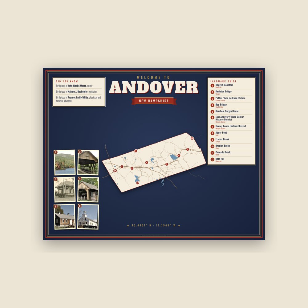 Andover Map Placemat