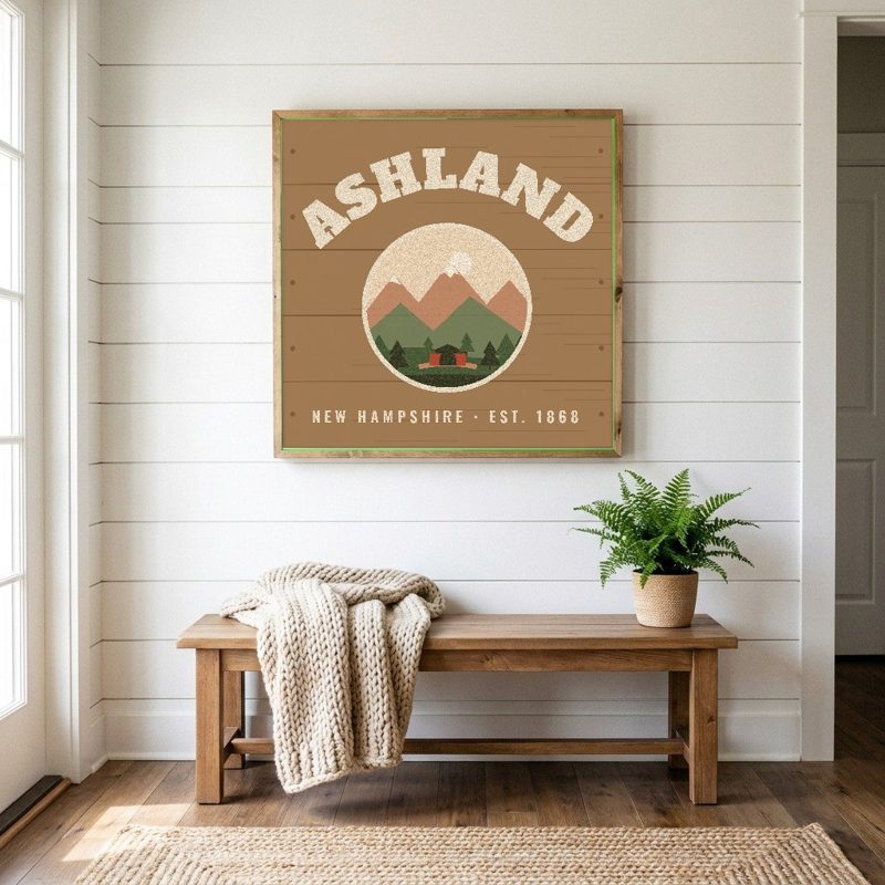 Ashland Hometown Wood Sign
