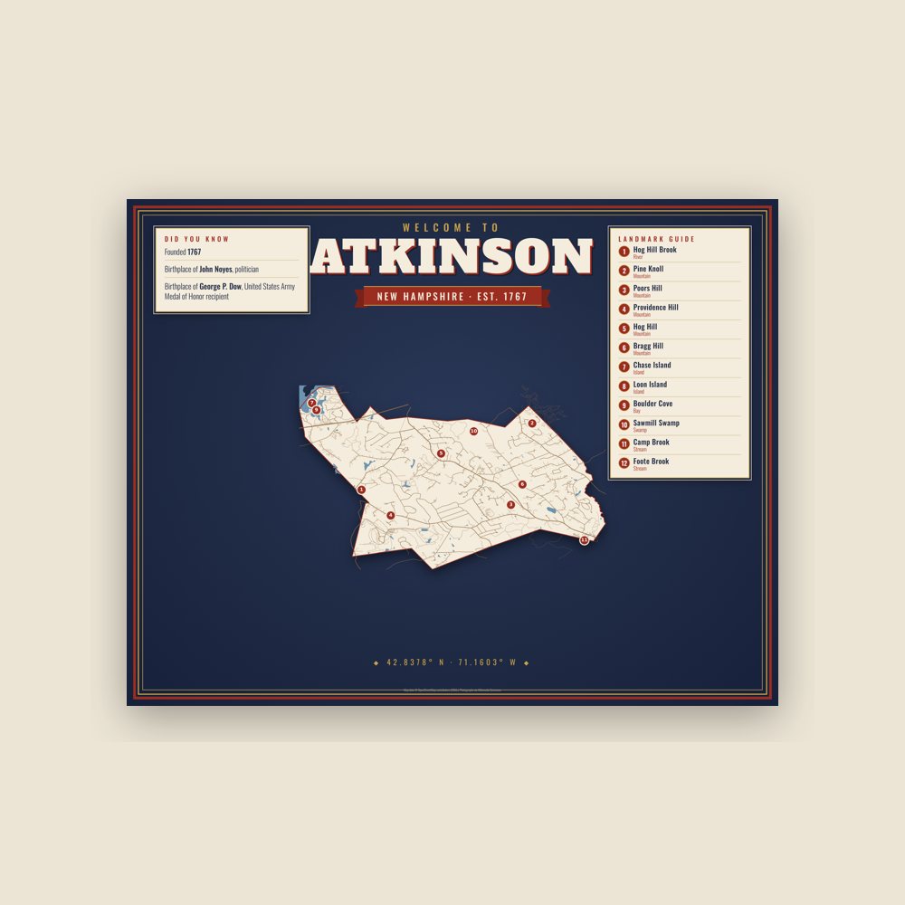Atkinson Map Placemat