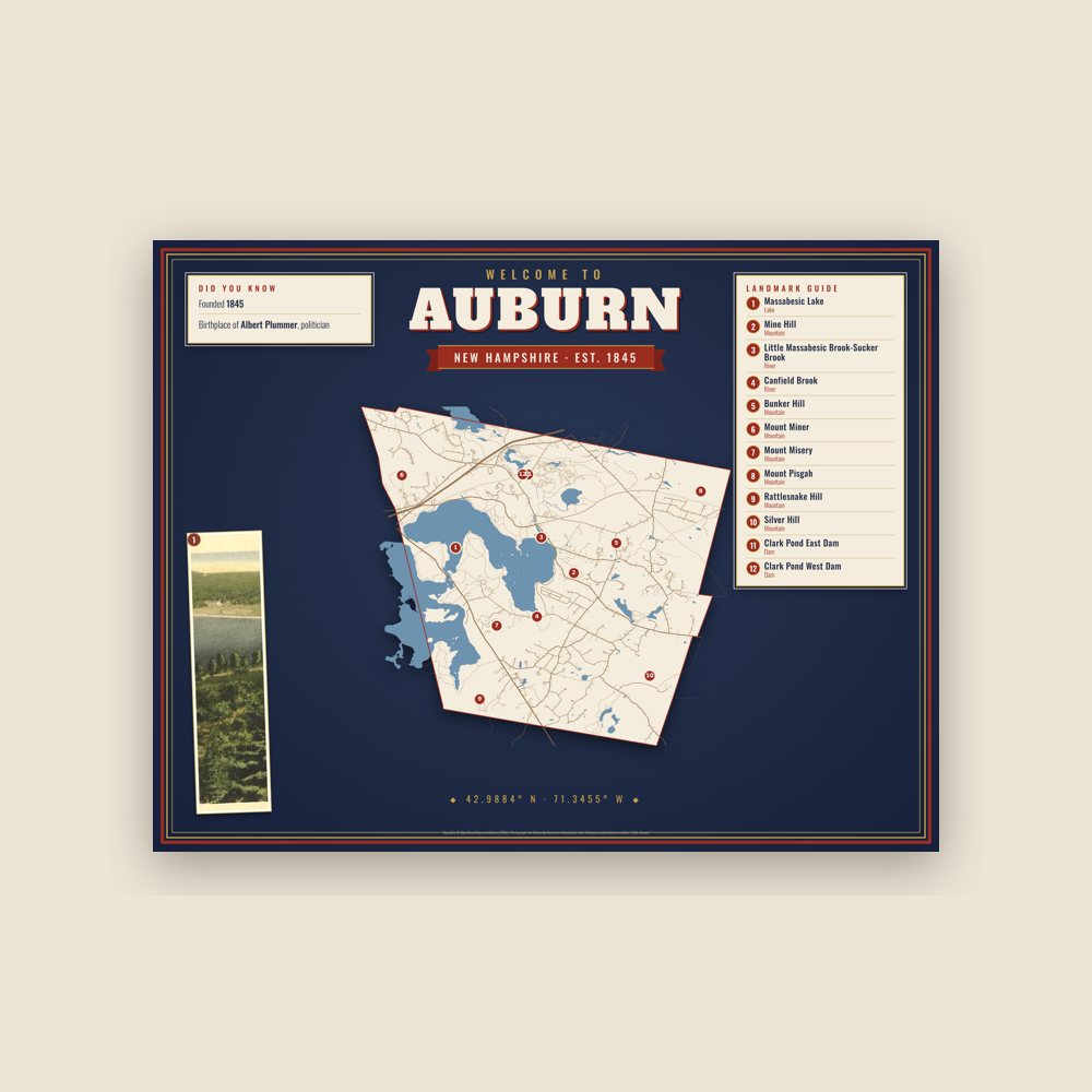 Auburn Map Placemat