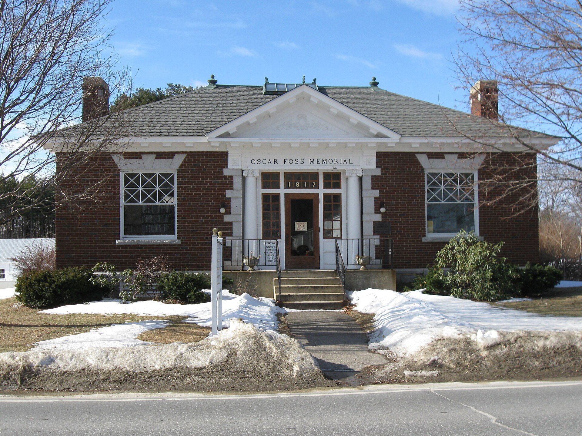 Oscar Foss Memorial Library, Barnstead, New Hampshire