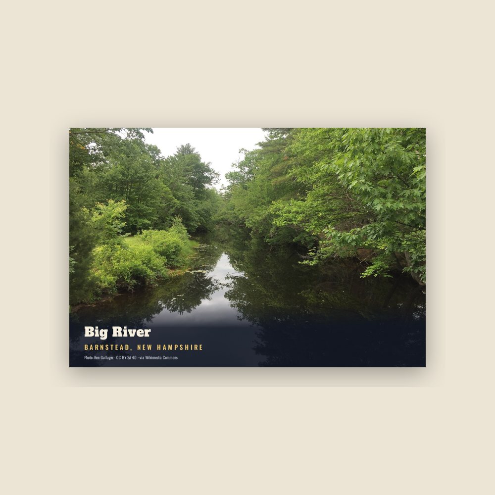 Barnstead Big River Postcard