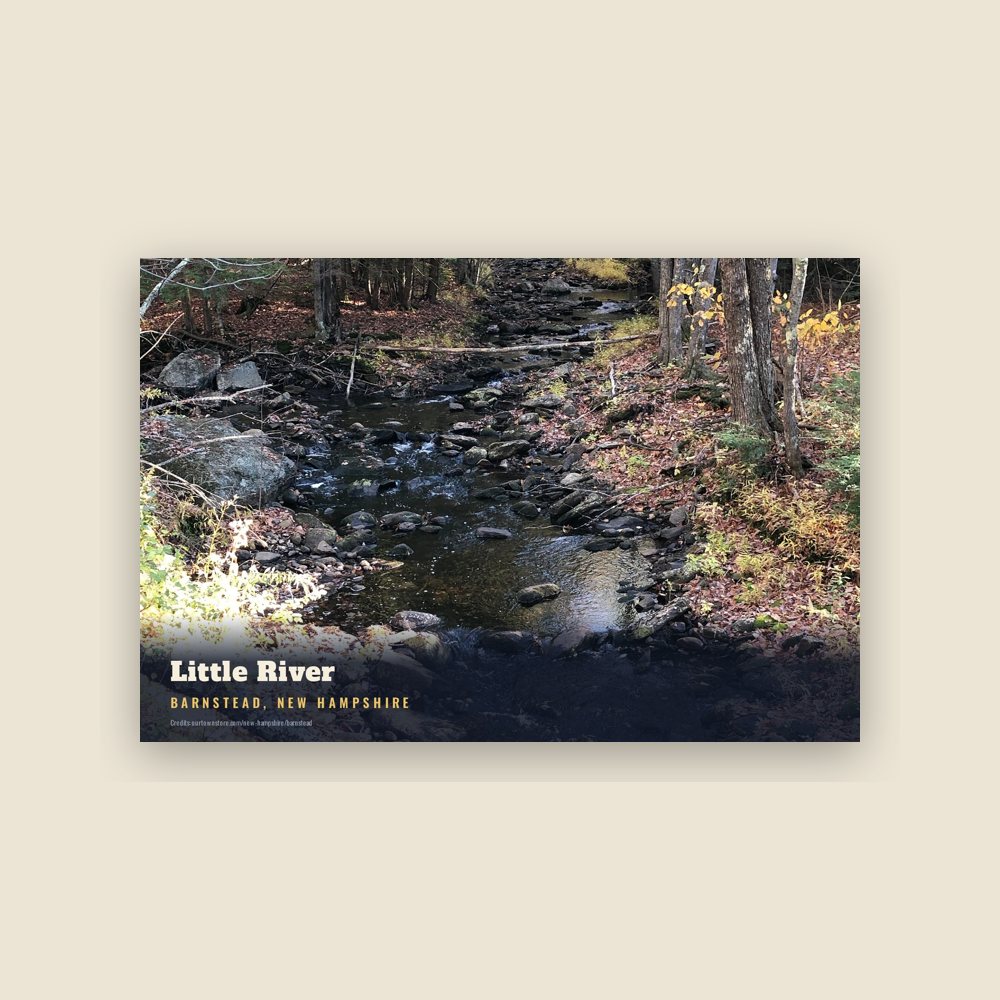 Barnstead Little River Postcard