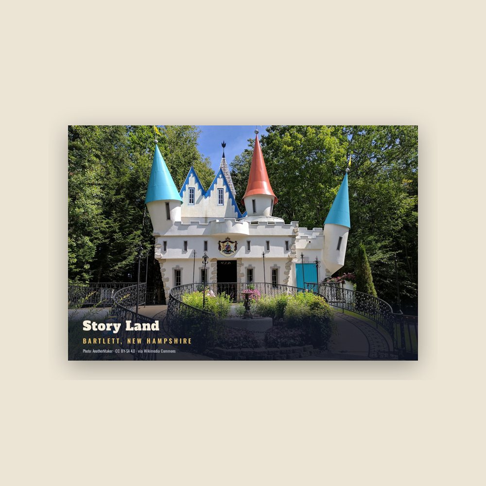 Bartlett Story Land Postcard