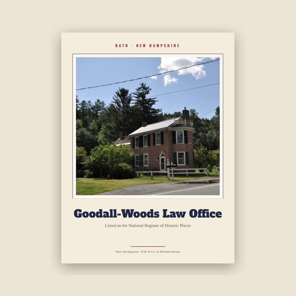 Bath Goodall-Woods Law Office Landmark Print