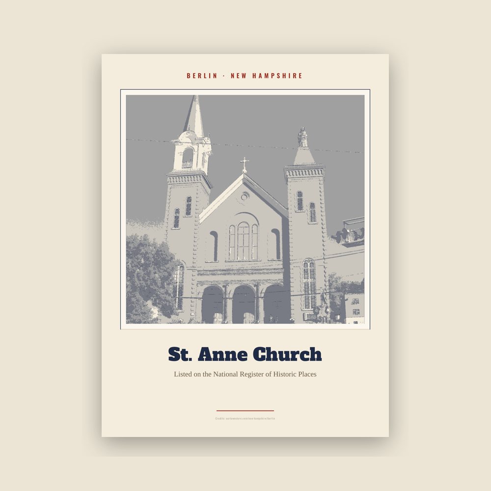 Berlin St. Anne Church Landmark Print