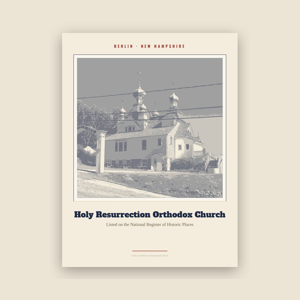 Berlin Holy Resurrection Orthodox Church Landmark Print